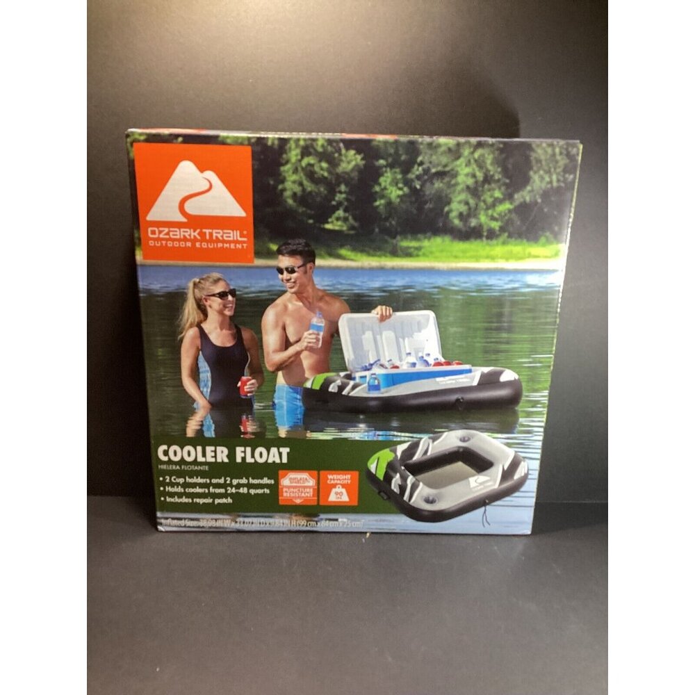 River Cooler Float Ozark Trail Holds 24-48 Qt 90lb Capasity 2 Grab Handles New